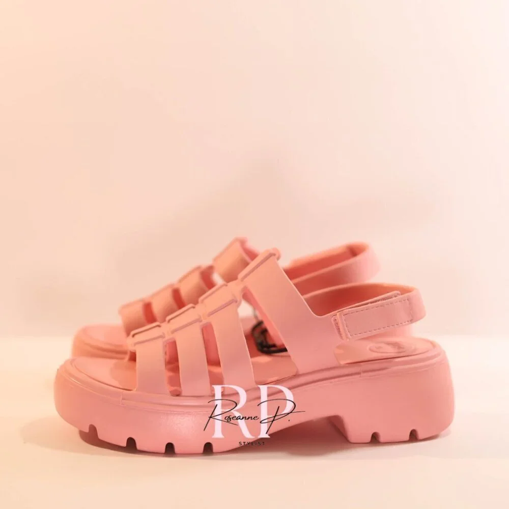 ZARA Women Pink Sandals SZ 37 NWT - Picture 6 of 7